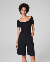 SPANXsmoothâ„¢ Jersey Scoop Neck Thong Bodysuit